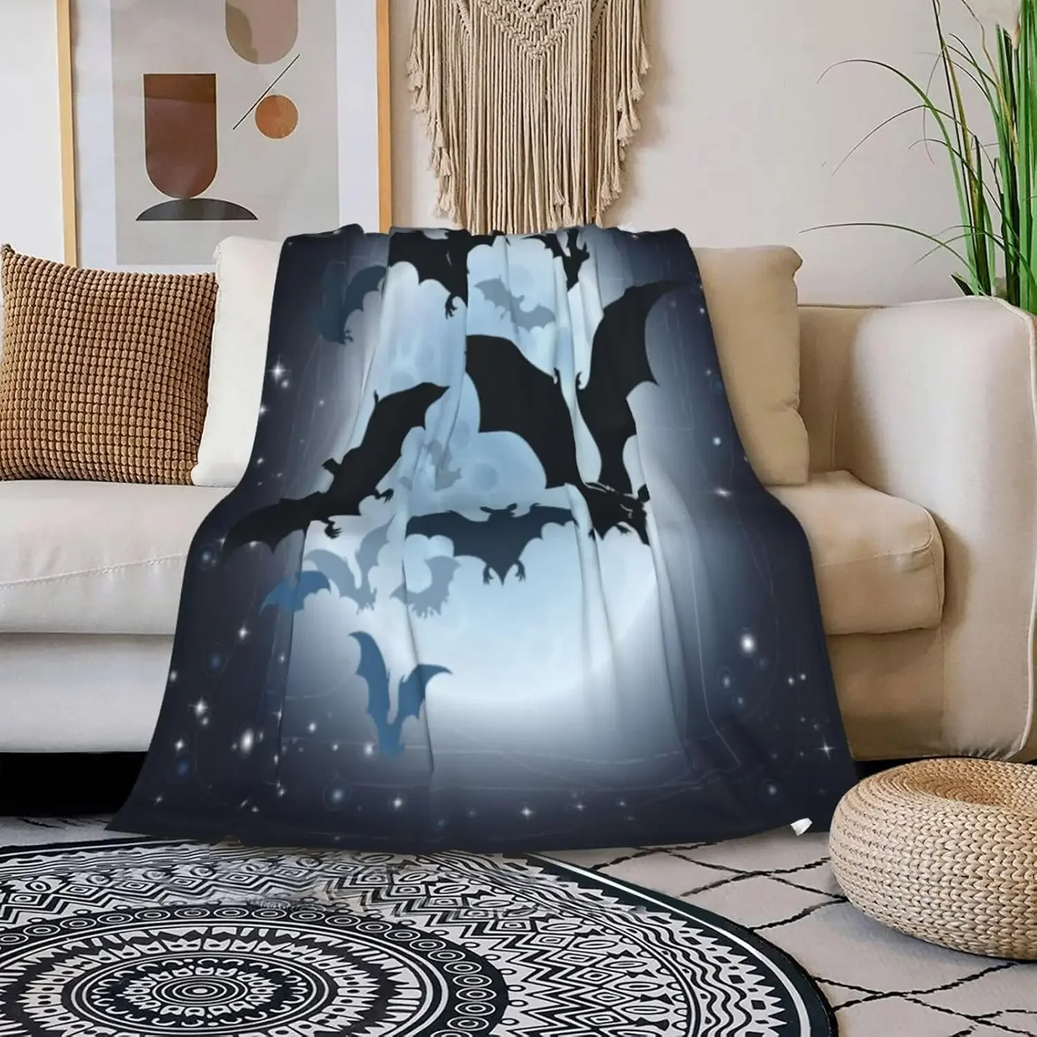 Bat Blanket for Kids Teens Women Men Halloween Themed Throw Blanket for Adults and Children
Bat Blanket for Kids Teens Women Men Halloween Themed Throw Blanket for Adults and Children