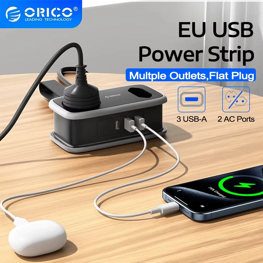 Электрическая розетка ORICO с вилкой стандарта ЕС, портативный дорожный адаптер, удлинитель, электрическая розетка с 2 портами Type-C и 2 USB для быстрой зарядки
Электрическая розетка ORICO с вилкой стандарта ЕС, портативный дорожный адаптер, удлинитель, электрическая розетка с 2 портами Type-C и 2 USB для быстрой зарядки