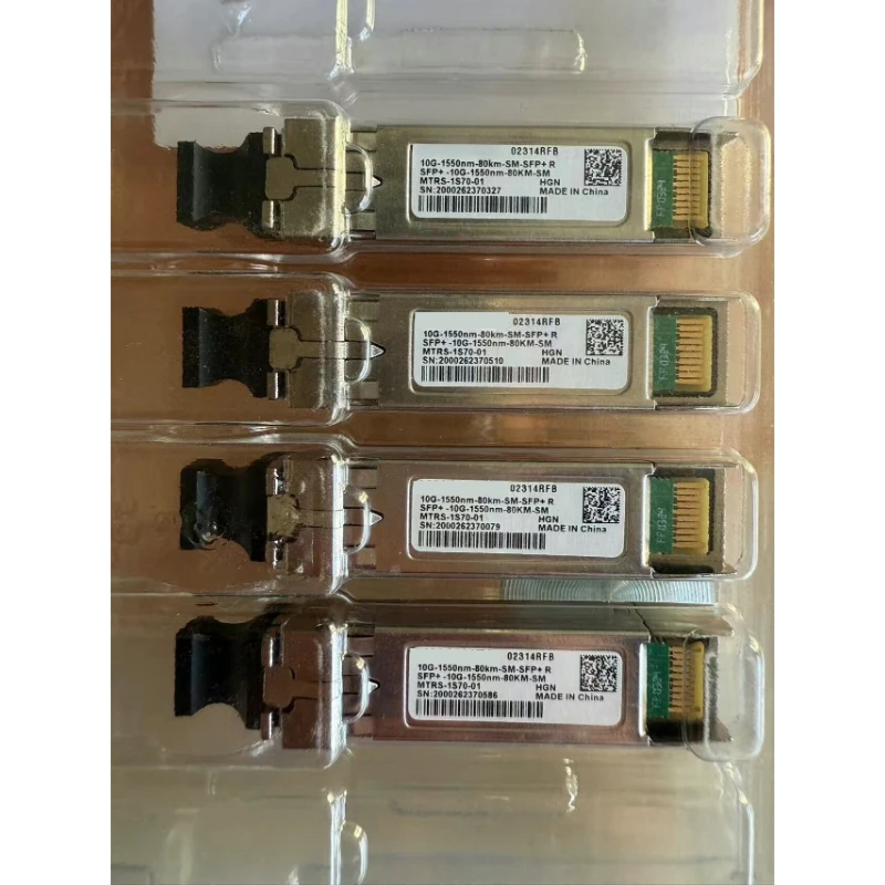 Brand New Original 02314RFB 10G 1550nm 80km SMF Dual Fiber SFP+ Optical Transceiver Module 10G-1550nm-80km for Huawei
Brand New Original 02314RFB 10G 1550nm 80km SMF Dual Fiber SFP+ Optical Transceiver Module 10G-1550nm-80km for Huawei