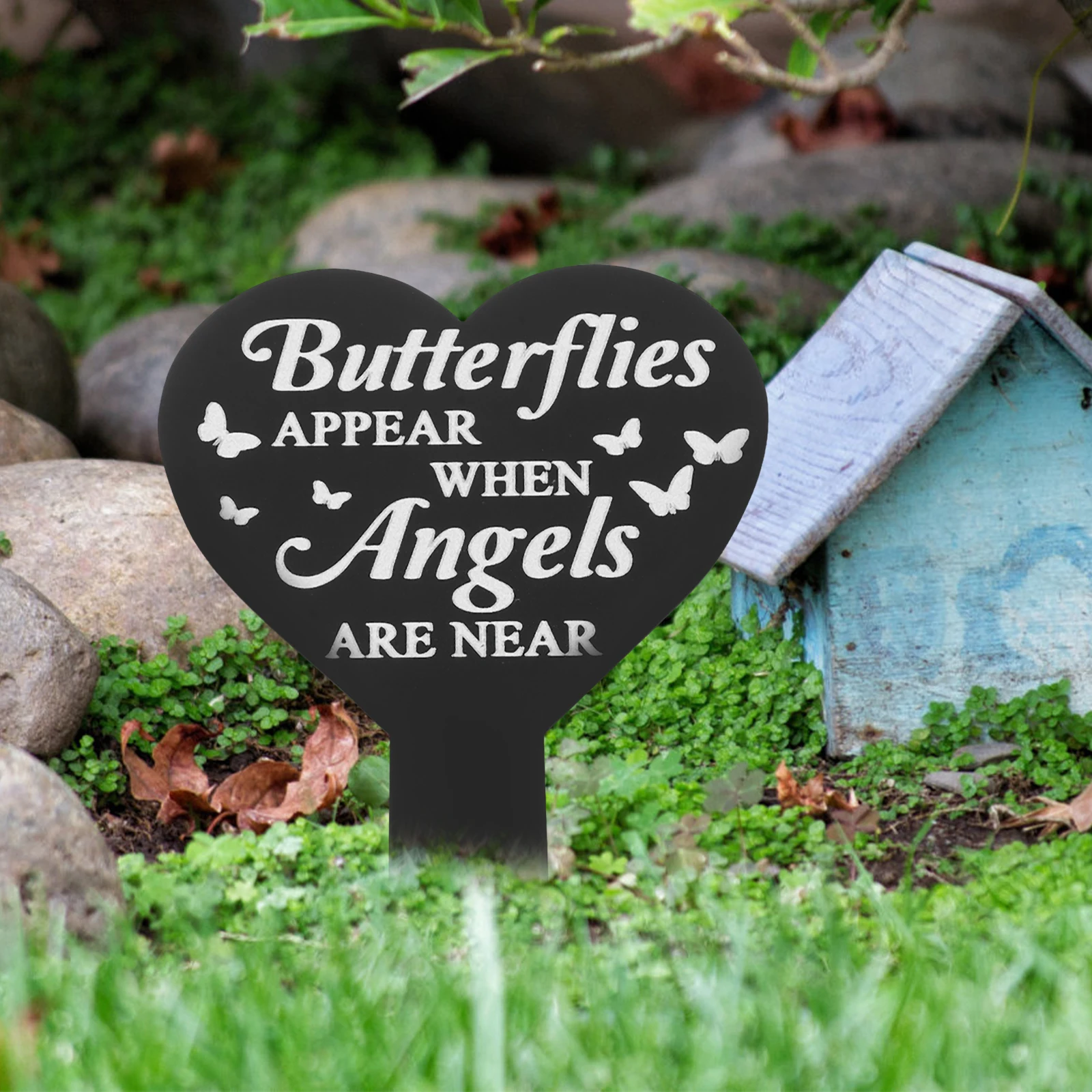 Cemetery Heart Shaped Memorial Stake Elegant Acrylic Grave Marker for Outdoor Decoration Yard Sign for Loved Ones
Cemetery Heart Shaped Memorial Stake Elegant Acrylic Grave Marker for Outdoor Decoration Yard Sign for Loved Ones