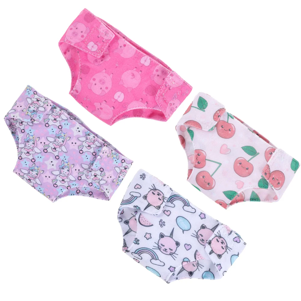 4 Pcs Panties Toy Clothes Accessories Toys for Girls Pretend Diapers Dolls
4 Pcs Panties Toy Clothes Accessories Toys for Girls Pretend Diapers Dolls