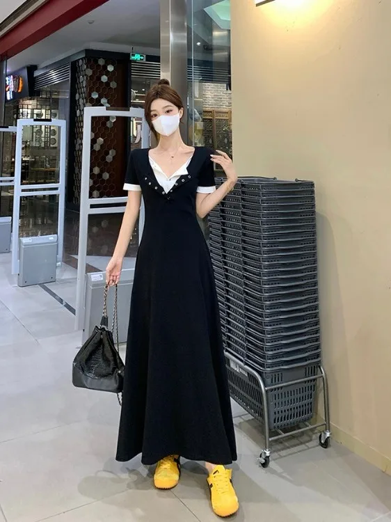 plus Size Women's V-Ne ort Sve Dr Slimming Color Blo A-Line Long Dr Summer New Sle High Waist Commute Sle
plus Size Women's V-Ne ort Sve Dr Slimming Color Blo A-Line Long Dr Summer New Sle High Waist Commute Sle