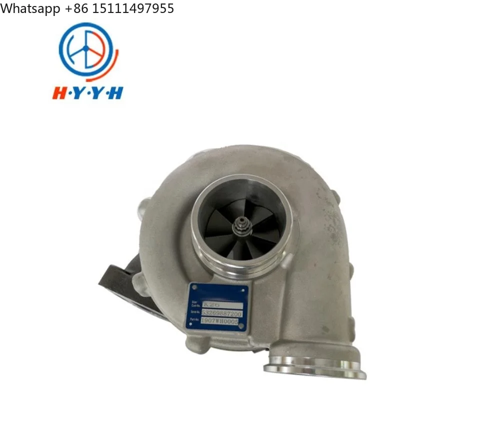 K26 Turbo 53269887200 3583006, 3802125 Turbocharger for Volo Penta Ship with KAD43 Engine
K26 Turbo 53269887200 3583006, 3802125 Turbocharger for Volo Penta Ship with KAD43 Engine