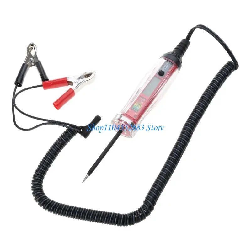 Y6GD Automotive Test Light 3-60V для Digital Ciruit Tester ЖК-дисплей дисплея с помощью тестового тестера вольтметра
Y6GD Automotive Test Light 3-60V для Digital Ciruit Tester ЖК-дисплей дисплея с помощью тестового тестера вольтметра