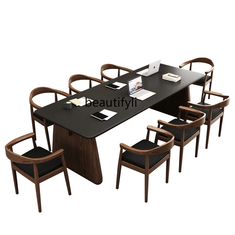Customized Solid Wood Conference Table Simple Modern Office Long Table Designer Creative Workbench Advanced Desk Long Table
Customized Solid Wood Conference Table Simple Modern Office Long Table Designer Creative Workbench Advanced Desk Long Table