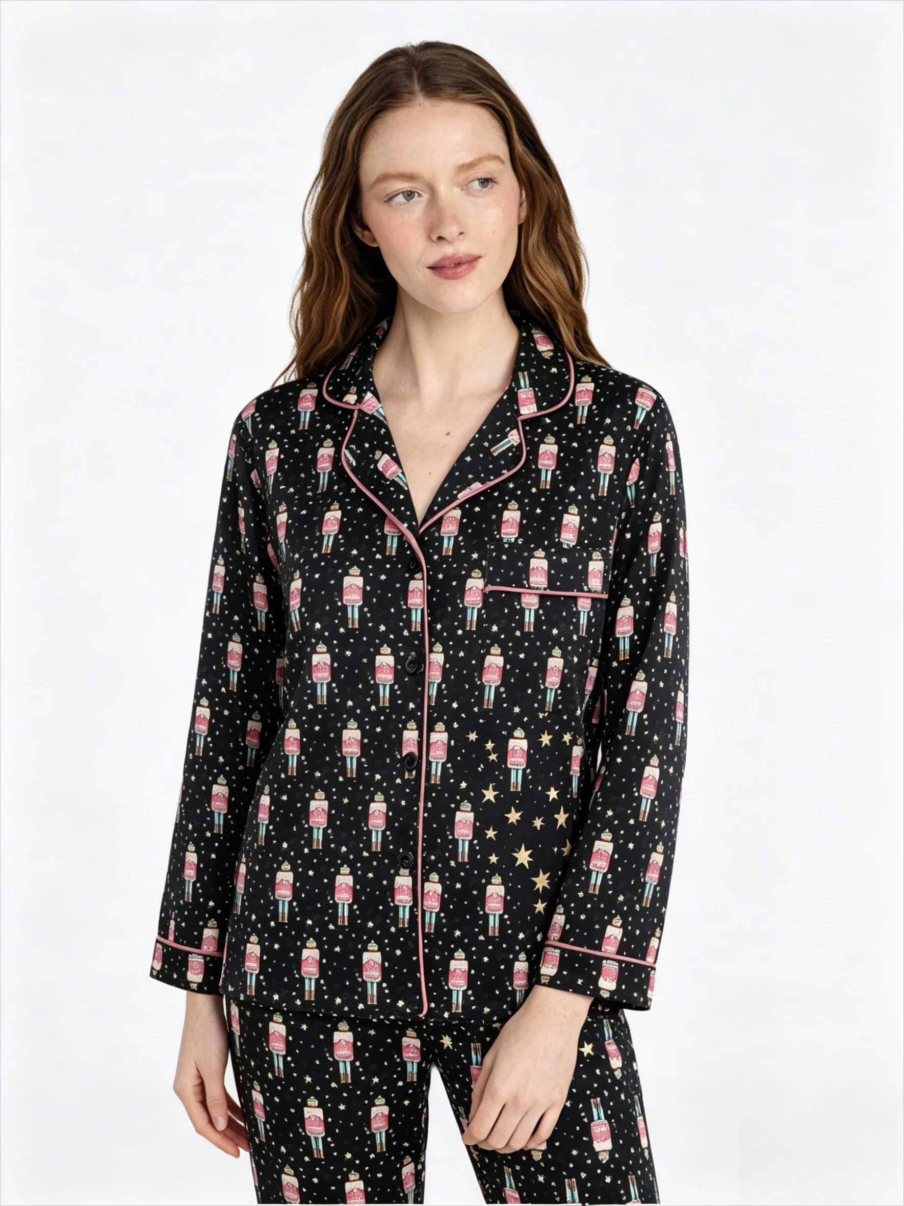 new autumn long-sleeve loungewear set, European and American style, casual, comfortable and breathable pajama set
new autumn long-sleeve loungewear set, European and American style, casual, comfortable and breathable pajama set