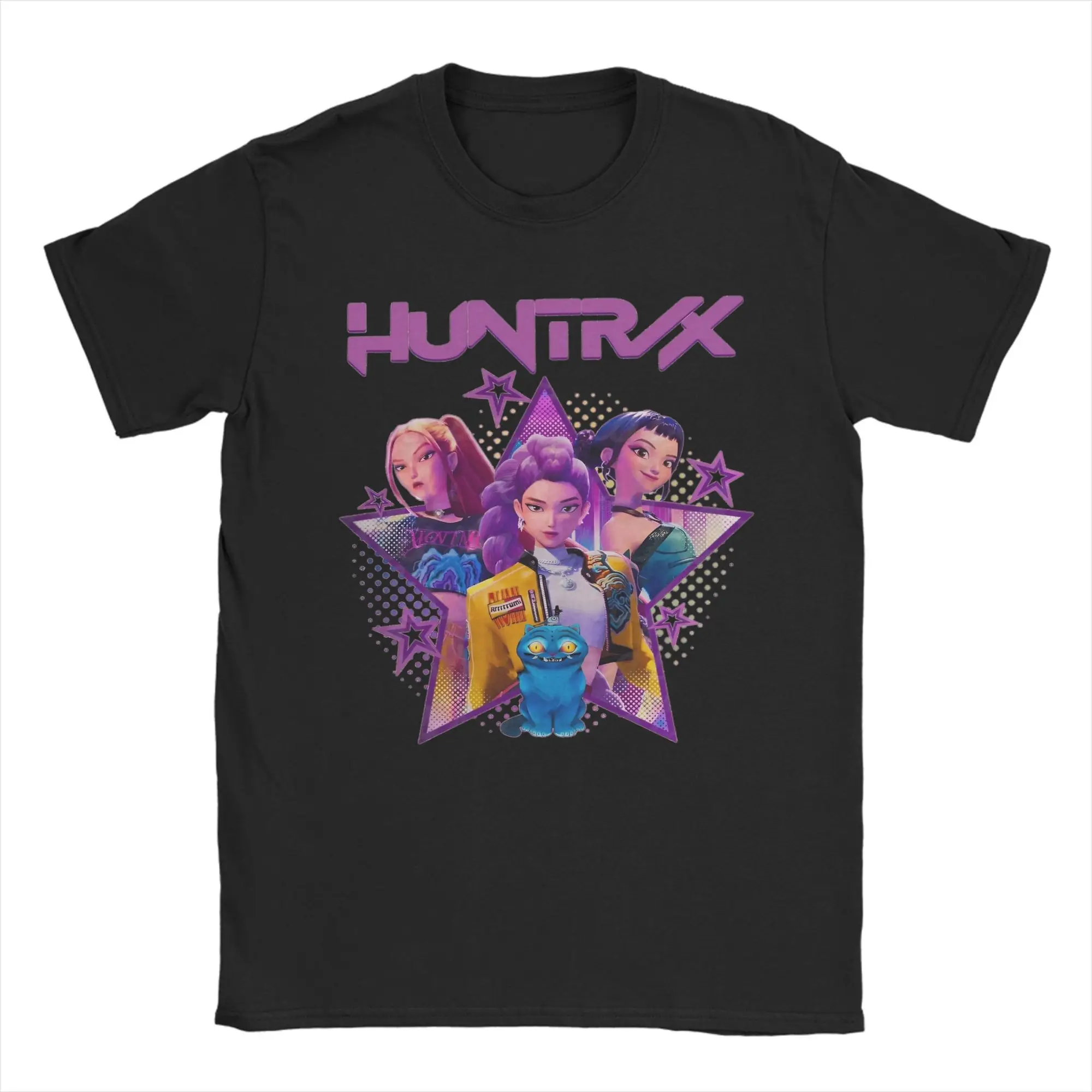 Мужские футболки Band Girls Huntrix Kpop Demon Hunters, топы из чистого хлопка, уникальные футболки с короткими рукавами и круглым вырезом, подарок на день рождения, футболка
Мужские футболки Band Girls Huntrix Kpop Demon Hunters, топы из чистого хлопка, уникальные футболки с короткими рукавами и круглым вырезом, подарок на день рождения, футболка