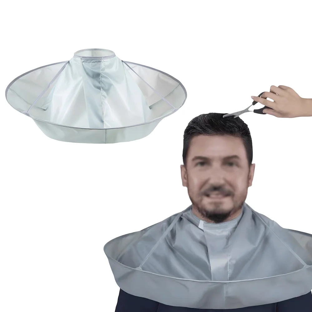 Umbrella Hair Cutting Cape with Memory Wire, Non Stick Foldable Barber Apron for Home Salon, Easy Clean Hair Catcher
Umbrella Hair Cutting Cape with Memory Wire, Non Stick Foldable Barber Apron for Home Salon, Easy Clean Hair Catcher