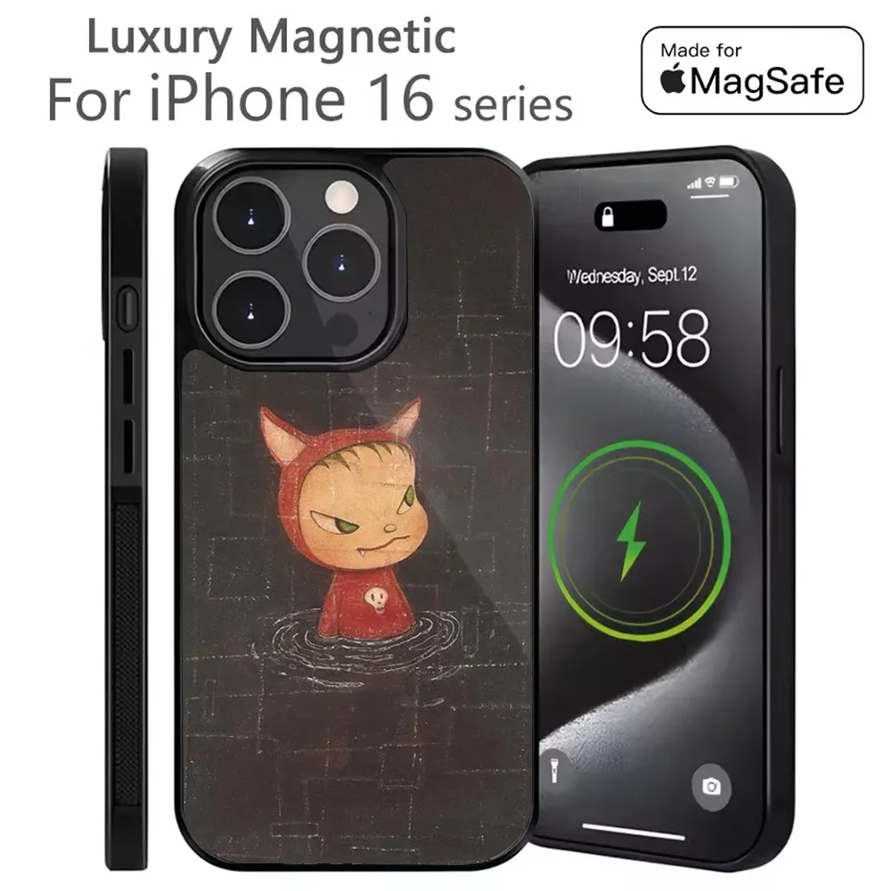 Yoshitomo Nara Art Phone Case For iPhone 16,15,14,13,12,11,Plus,Pro,Max Mini Magsafe Magnetic Wireless Charging
Yoshitomo Nara Art Phone Case For iPhone 16,15,14,13,12,11,Plus,Pro,Max Mini Magsafe Magnetic Wireless Charging