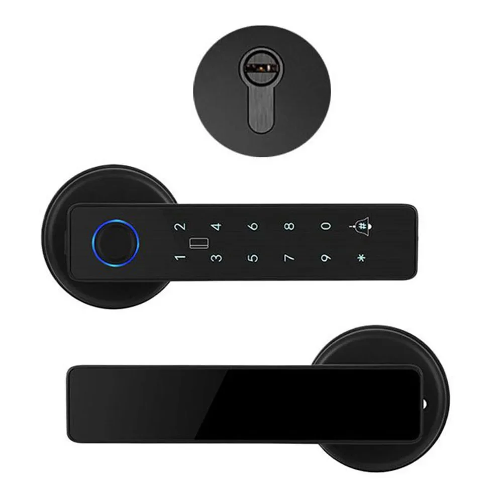 Aluminum Alloy Smart Fingerprint Lock For wifi Double Row for For tuya Electronic Door Lock Mobile Phone Unlock
Aluminum Alloy Smart Fingerprint Lock For wifi Double Row for For tuya Electronic Door Lock Mobile Phone Unlock