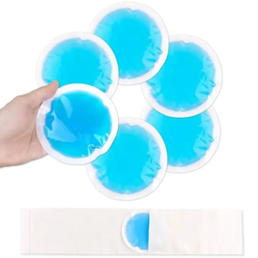 Small Ice Packs for Injuries, 6 Pack Round Ice Packs for Face, FSA Eligible, Hot Cold Pack Circular Cold Compress with Cloth Ba
Small Ice Packs for Injuries, 6 Pack Round Ice Packs for Face, FSA Eligible, Hot Cold Pack Circular Cold Compress with Cloth Ba
