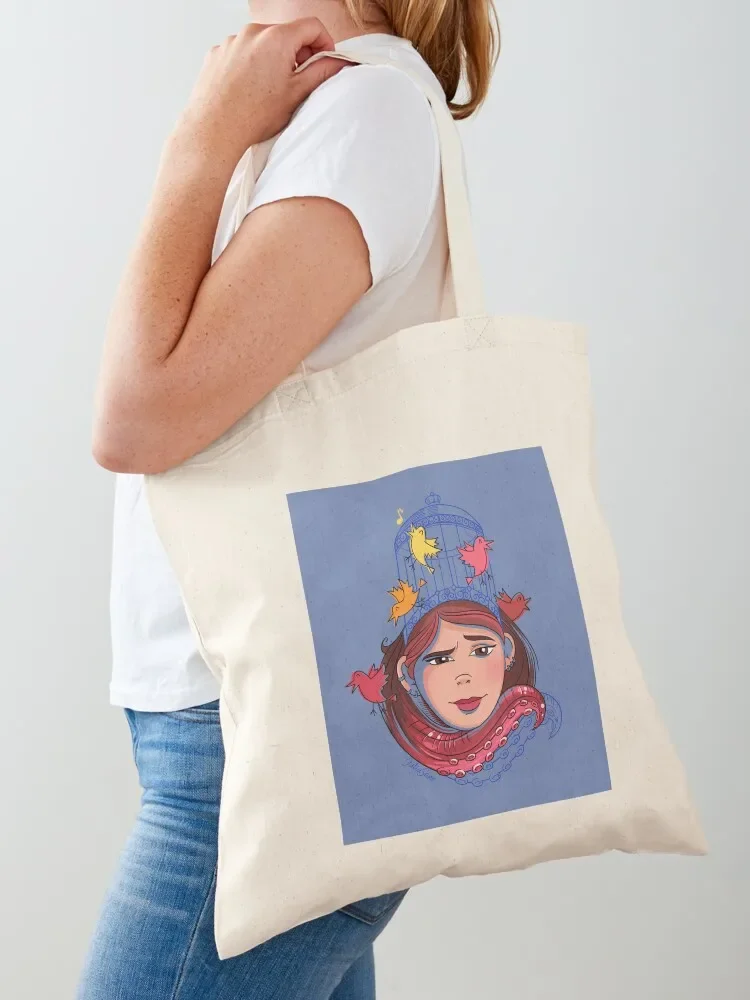 Birds in the head Tote Bag woman shopping bag Shopper Canvas Eco bag
Birds in the head Tote Bag woman shopping bag Shopper Canvas Eco bag