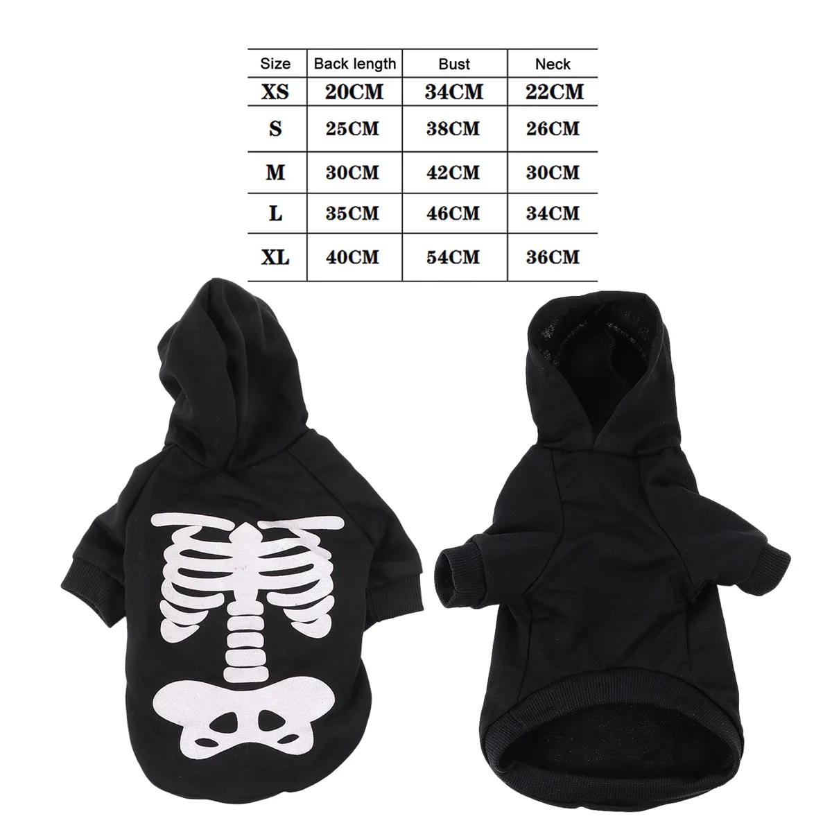 Dog Halloween Clothes Glow Skull Pattern Durable Pet Jumpsuit for Small Medium Dogs Costume Parade Party 
Dog Halloween Clothes Glow Skull Pattern Durable Pet Jumpsuit for Small Medium Dogs Costume Parade Party