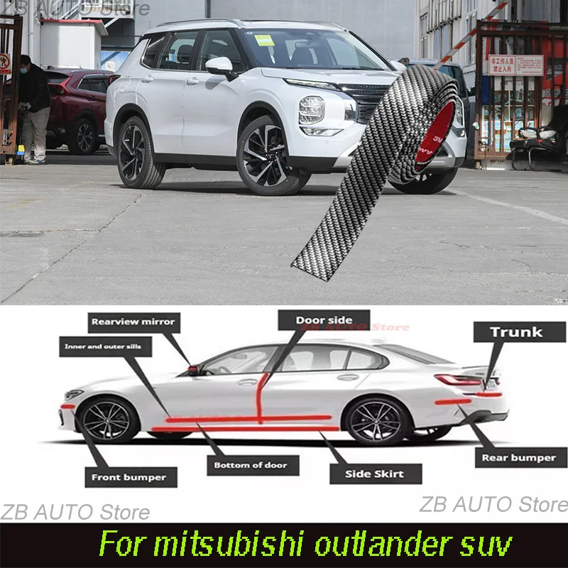 For Mitsubishi Outlander Suv Front and rear lip side skirts, anti-collision and scratch resistant bumper strips, suitable
For Mitsubishi Outlander Suv Front and rear lip side skirts, anti-collision and scratch resistant bumper strips, suitable
