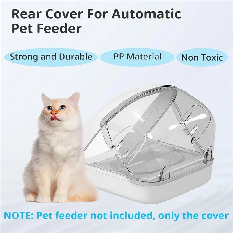 Y42A-Cat Feeder Cover For Automatic Microchip Prevents Persistent Pet From Getting Food From The Back Of The Feeder 
Y42A-Cat Feeder Cover For Automatic Microchip Prevents Persistent Pet From Getting Food From The Back Of The Feeder