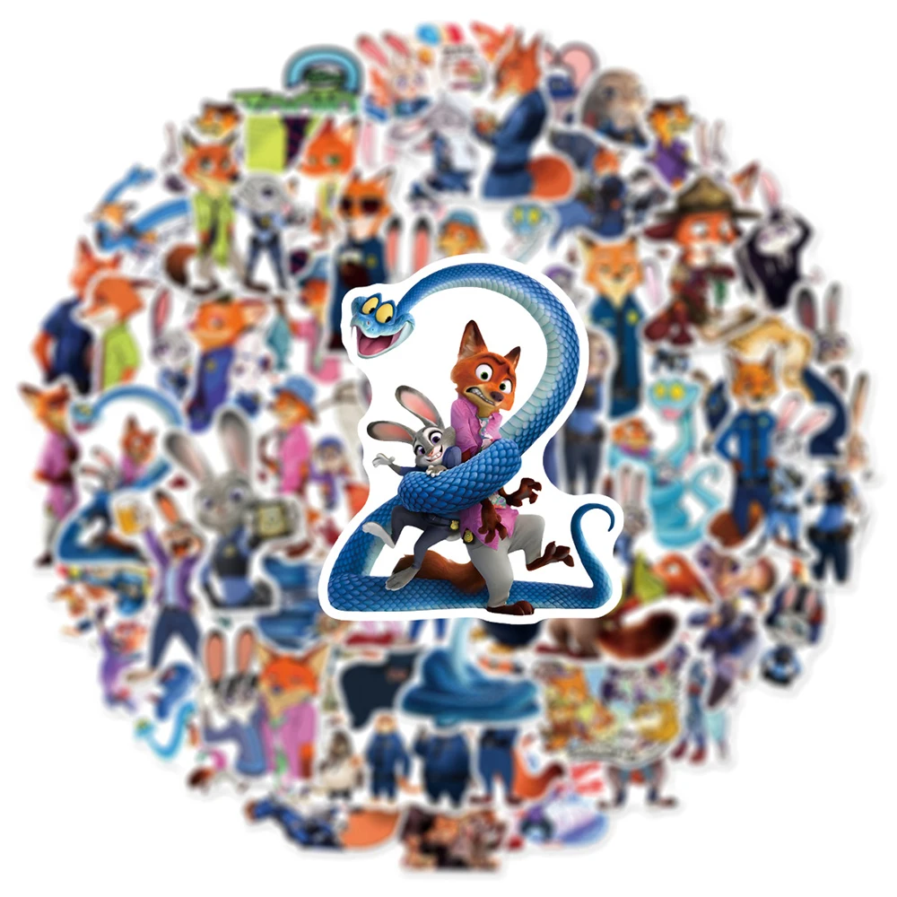 10/30/50pcs Disney Cartoon Zootopia 2 Stickers for Kids Rise of the Non-Mammalians Decals Toys Waterproof Graffiti Car Phone
10/30/50pcs Disney Cartoon Zootopia 2 Stickers for Kids Rise of the Non-Mammalians Decals Toys Waterproof Graffiti Car Phone