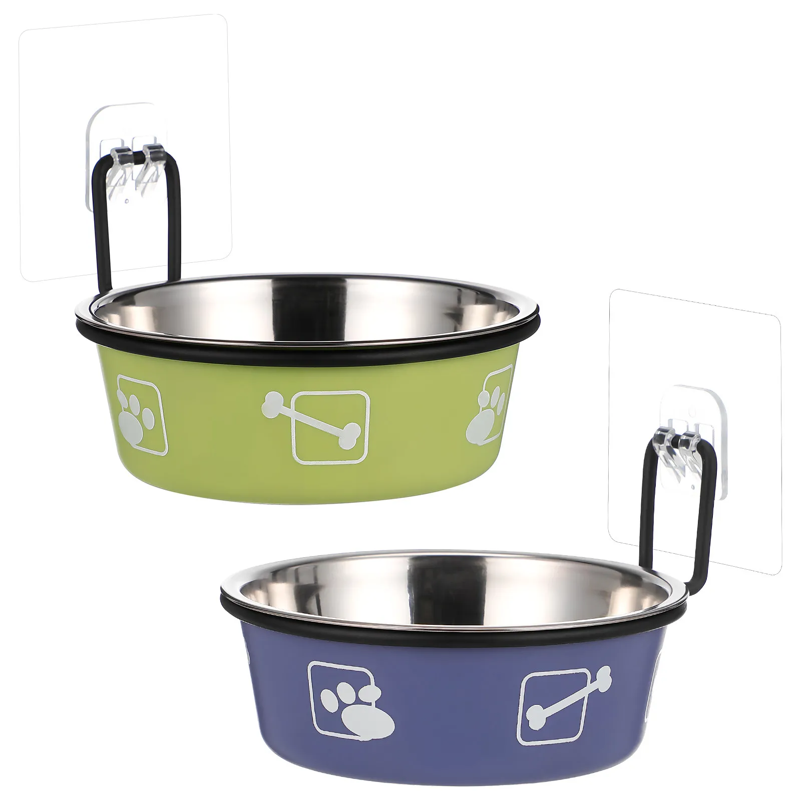 2Pcs Hanging Cat Food Bowls Stainless Steel Raised Wall Mounted Food Water Bowls Adhesive Mount Pet Feeding Station Elevated Cat
2Pcs Hanging Cat Food Bowls Stainless Steel Raised Wall Mounted Food Water Bowls Adhesive Mount Pet Feeding Station Elevated Cat
