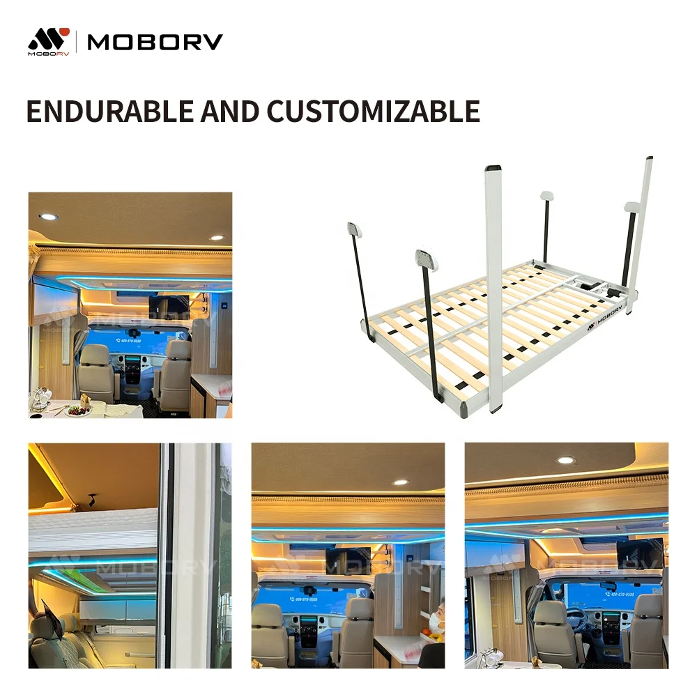 MOBORV Hot Sale CE Electric Bed Lift System Mechanism DIY Camper Van Conversion Accessories for Motor Home RV Recreational
MOBORV Hot Sale CE Electric Bed Lift System Mechanism DIY Camper Van Conversion Accessories for Motor Home RV Recreational