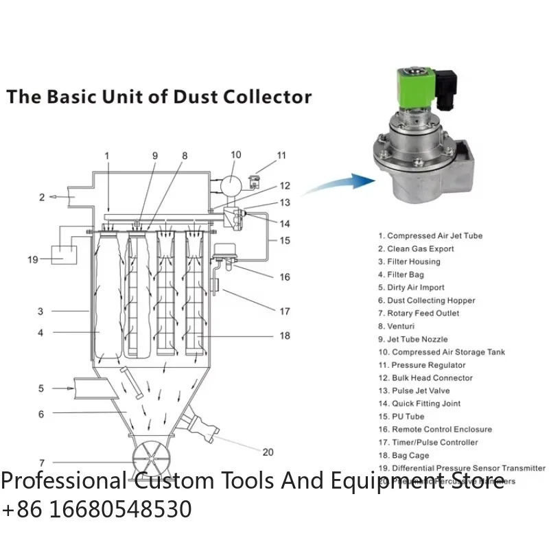 Электромагнитный клапан 4EE для пылесборников, угловой тип, размер порта 1 дюйм, CA35T010-305
Электромагнитный клапан 4EE для пылесборников, угловой тип, размер порта 1 дюйм, CA35T010-305