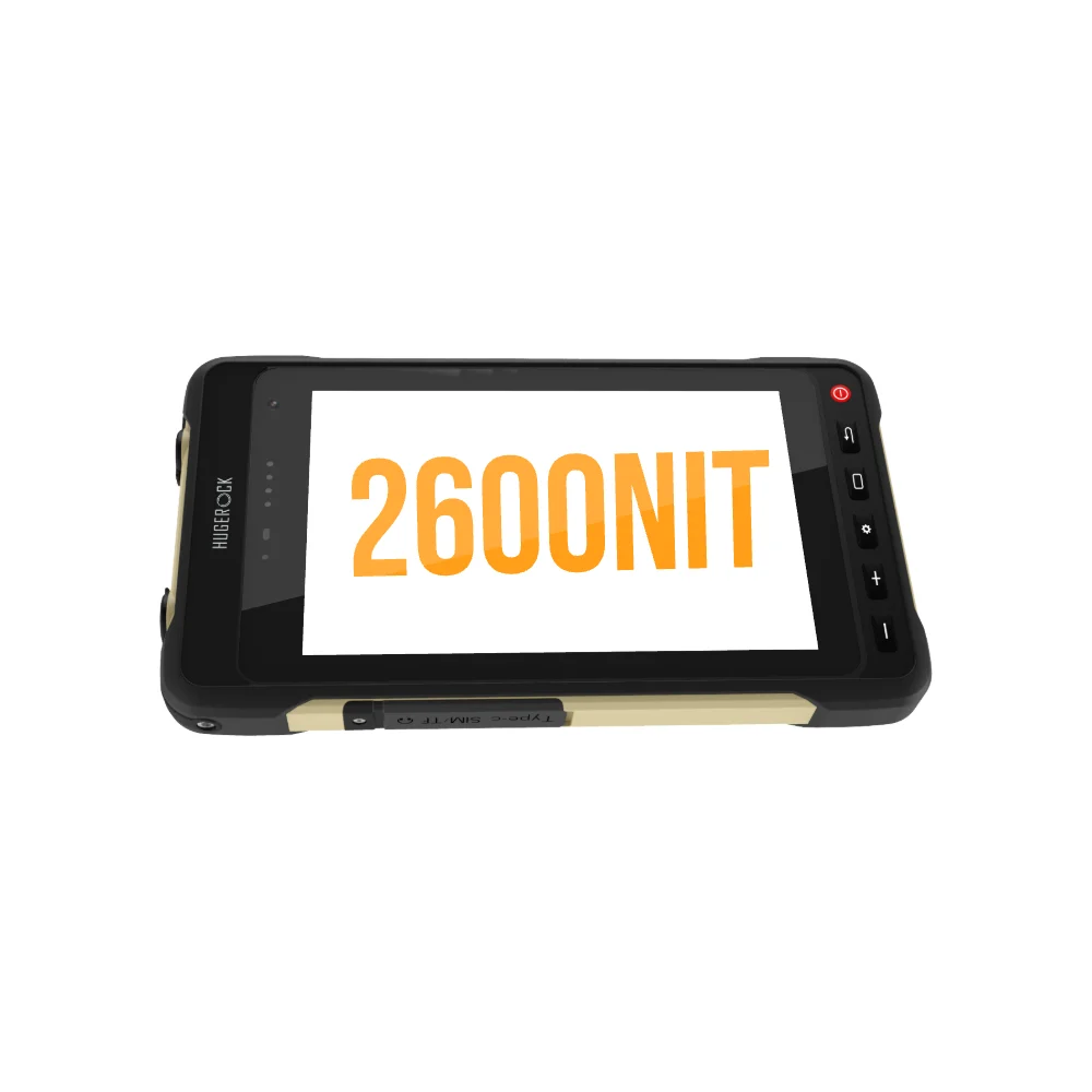 High Brightness 7 Inch Android X70 Tablet OEM/ODM Road Vehicles IP67 Rugged Sunlight Readable 10000mah Octa Core Stock
