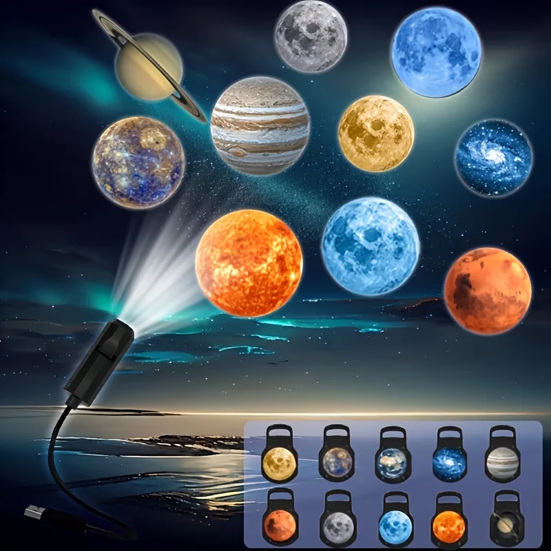 Rechargeable Star Projector Lamp Rotating Moon Night Light 360° USB LED Planet Projection Lamp Romantic Bedroom Decor Gifts
Rechargeable Star Projector Lamp Rotating Moon Night Light 360° USB LED Planet Projection Lamp Romantic Bedroom Decor Gifts