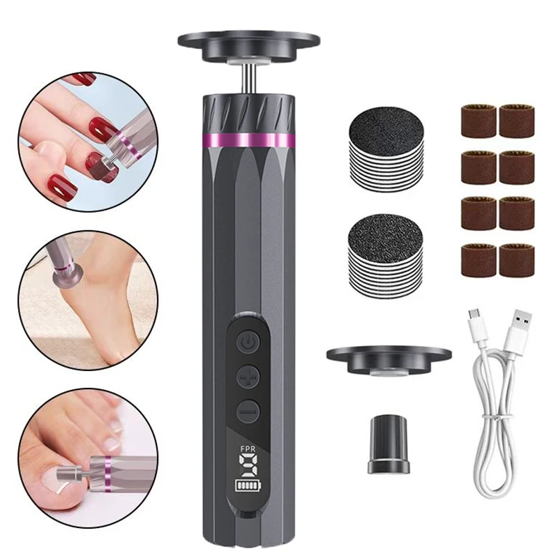 2000mAh Electric Foot File Pedicure Electric Callus Remover with 9 Gears Adjustment Foot Callus Remover for Household Use
2000mAh Electric Foot File Pedicure Electric Callus Remover with 9 Gears Adjustment Foot Callus Remover for Household Use