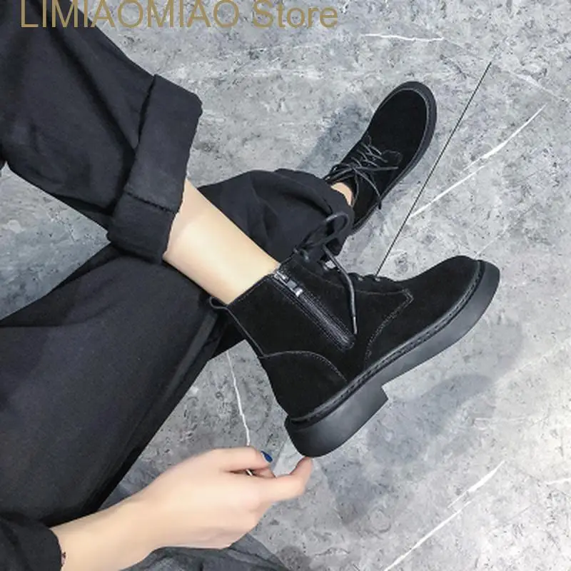 New Cow Leather Women Motorcycle Boots Punk Snow Boots Female Shoes Women Autumn Thick Heel Ankle Boots
New Cow Leather Women Motorcycle Boots Punk Snow Boots Female Shoes Women Autumn Thick Heel Ankle Boots