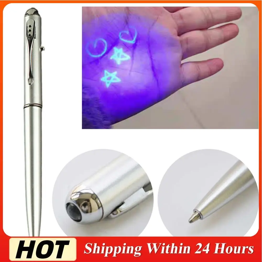 Invisible Ink Pen Anti-Counterfeit Novelty Ballpoint Pens With UV Light Plastic Disappearing Ink Markers Office School Supplies
Invisible Ink Pen Anti-Counterfeit Novelty Ballpoint Pens With UV Light Plastic Disappearing Ink Markers Office School Supplies