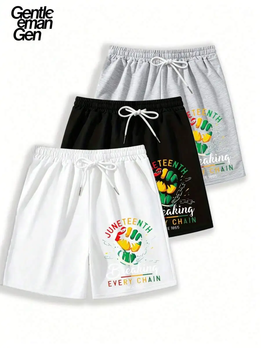 Mens Casual Shorts With Graphic Print Elastic Waist Drawstring Loose Fit Summer Wear
Mens Casual Shorts With Graphic Print Elastic Waist Drawstring Loose Fit Summer Wear