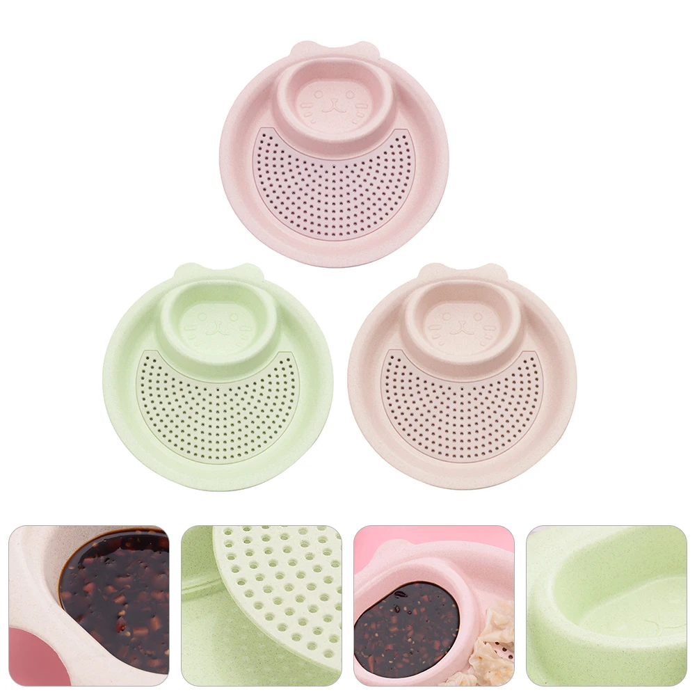 3Pcs Dipping Sauce Dish Double Layer Draining Plate for Dumplings Fruits Boiled Shrimps Multi Grid Appetizer Plates Kitchen
3Pcs Dipping Sauce Dish Double Layer Draining Plate for Dumplings Fruits Boiled Shrimps Multi Grid Appetizer Plates Kitchen