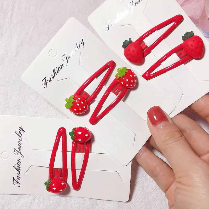 Red Edge Hair Clip Alloy Children'S Bb Clip Small Strawberry Clip Red For Everyday Party Gifts
Red Edge Hair Clip Alloy Children'S Bb Clip Small Strawberry Clip Red For Everyday Party Gifts