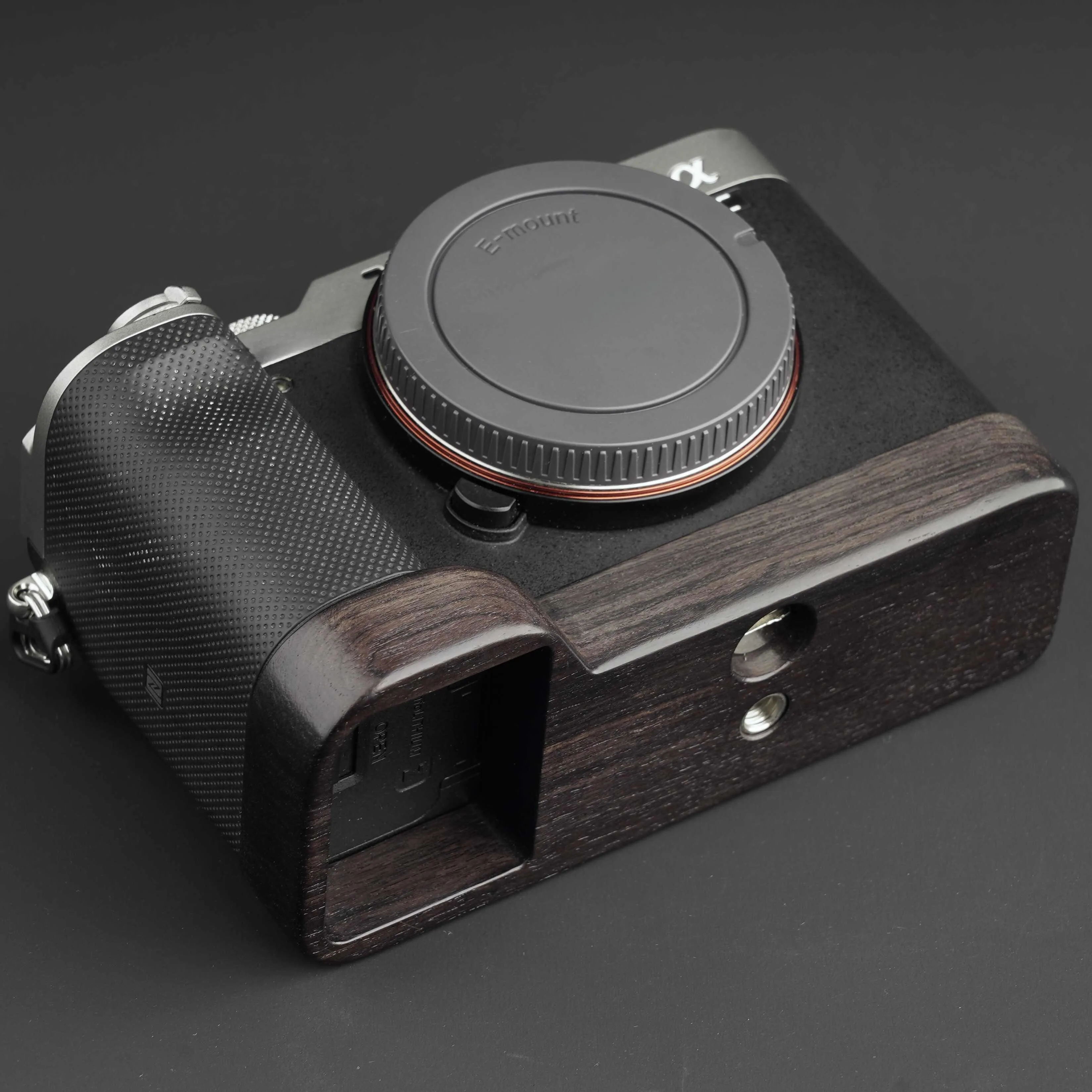 Solid Wood Handle Ebony Enhances Protective Grip Handle For SONY Alpha 7C Resistance, Lightweight and Portable
Solid Wood Handle Ebony Enhances Protective Grip Handle For SONY Alpha 7C Resistance, Lightweight and Portable