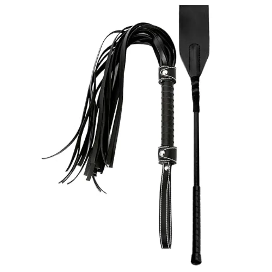 Leather Crop 18" Whip 33" Set g Crop for Horse Play Faux Leather Whip
Leather Crop 18" Whip 33" Set g Crop for Horse Play Faux Leather Whip