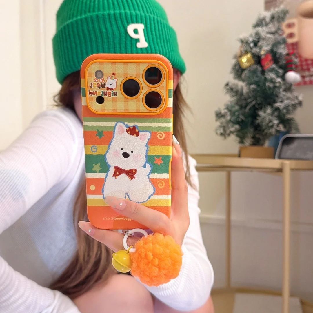 Fashion stripes Christmas Puppy pattern Phone Case For IPhone 17 Pro 16 15 14 13 Pro Max INS Korean Cute Cover Case Funda
Fashion stripes Christmas Puppy pattern Phone Case For IPhone 17 Pro 16 15 14 13 Pro Max INS Korean Cute Cover Case Funda