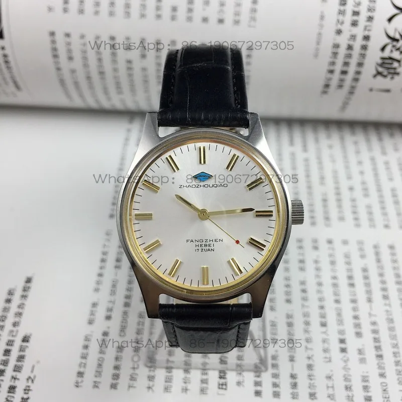 24-Hour Shipping Zhaozhouqiao Brand Gold and Silver Surface Manual Mechanical Watch Diameter 36mm
24-Hour Shipping Zhaozhouqiao Brand Gold and Silver Surface Manual Mechanical Watch Diameter 36mm