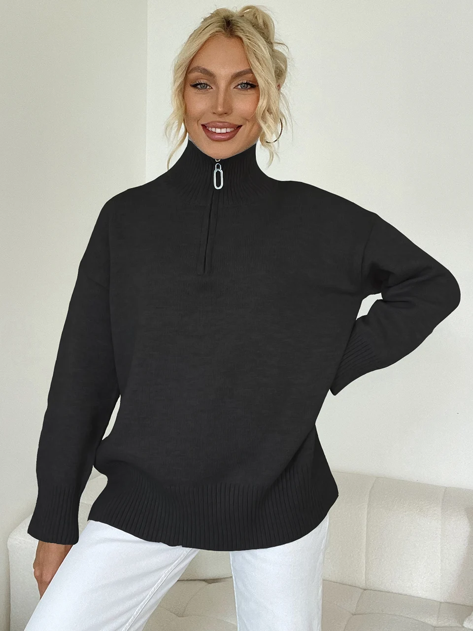 Cinemore Spring Autumn Women's Sweater Solid Oversize Casual Pullovers Warm Basic Long Sleeve Top O Neck Knitted Jumper Sweater
Cinemore Spring Autumn Women's Sweater Solid Oversize Casual Pullovers Warm Basic Long Sleeve Top O Neck Knitted Jumper Sweater