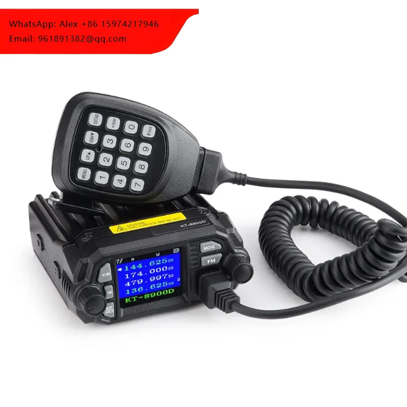 Professional QYT-8900D Mini Vehicle Car Radio Long Range Walkie Talkie Receiver 20km 50km VHF UHF Range 20W Output Color Screen
Professional QYT-8900D Mini Vehicle Car Radio Long Range Walkie Talkie Receiver 20km 50km VHF UHF Range 20W Output Color Screen