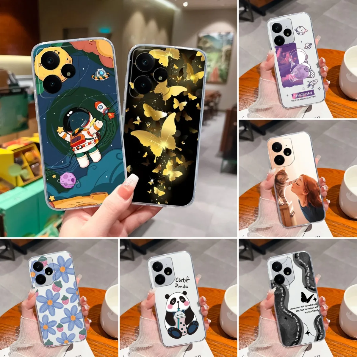 Совместимость с OPPO Realme Neo7 5G Funda Забавный узор астронавта Ультратонкий силиконовый ТПУ Мягкий прозрачный окрашенный противоскользящий чехол
Совместимость с OPPO Realme Neo7 5G Funda Забавный узор астронавта Ультратонкий силиконовый ТПУ Мягкий прозрачный окрашенный противоскользящий чехол