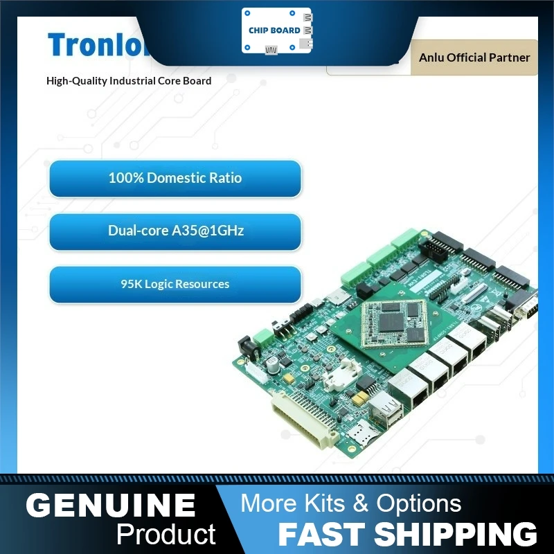 Tronlong Anlogic DR1M90 Industrial ARM + FPGA Development Board, ZYNQ-Class Upgrade, Feilong