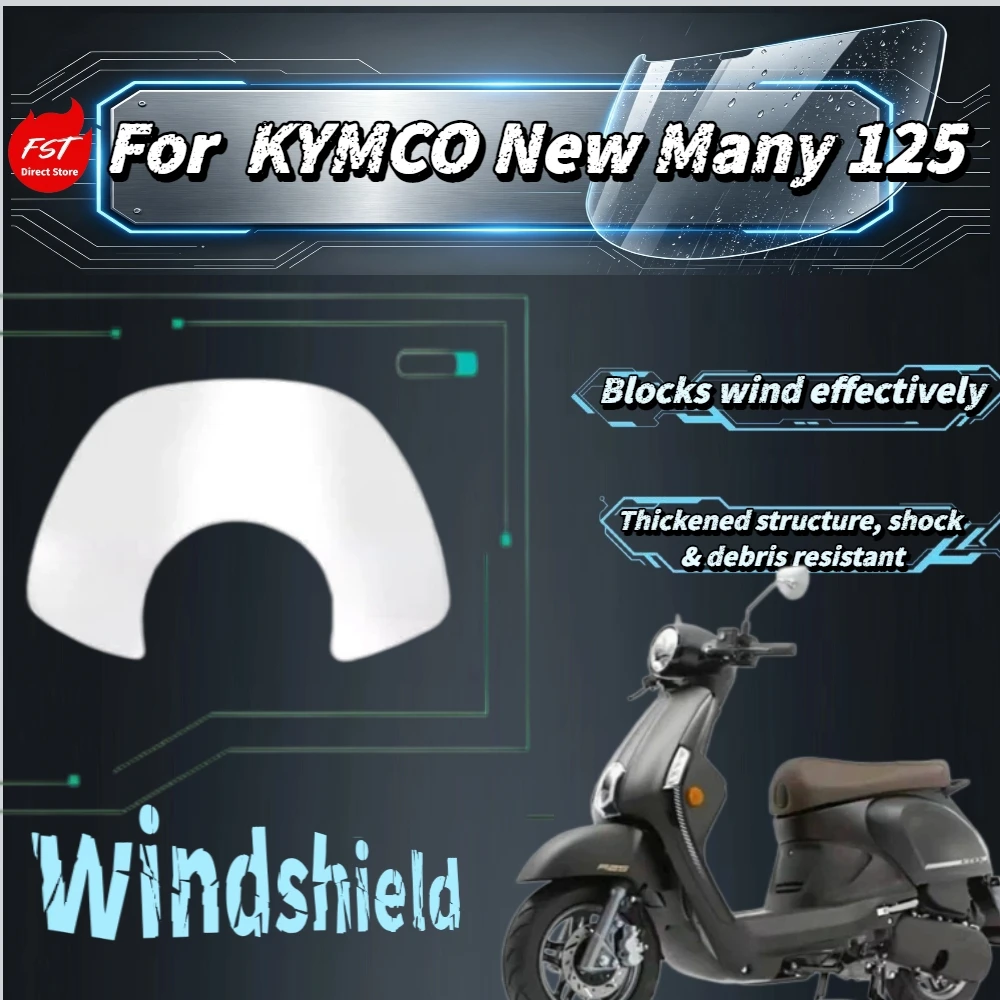 For Kymco New Many 125 Modified Windshield Heightened Front Windscreen Chest Protector Rain Deflector
For Kymco New Many 125 Modified Windshield Heightened Front Windscreen Chest Protector Rain Deflector