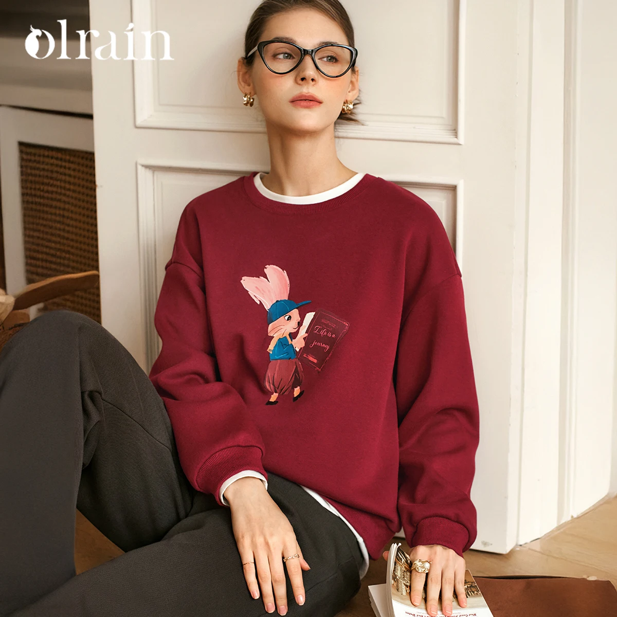 OLrain Red Cotton Sweatshirts Women 2025 Autumn Vintage Thick O-neck Printing Drop Sleeve Casual Lazy Ladies Pullover O56DR95226
OLrain Red Cotton Sweatshirts Women 2025 Autumn Vintage Thick O-neck Printing Drop Sleeve Casual Lazy Ladies Pullover O56DR95226