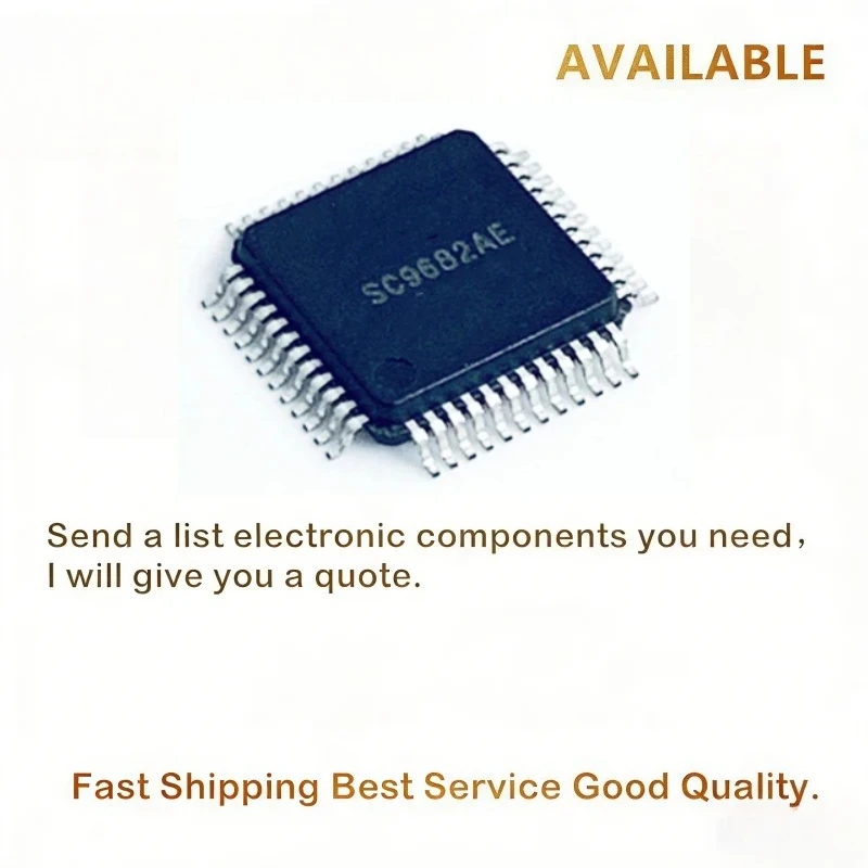 5 шт./лот SC9682AESC9682 QFP-48, хрупкие микросхемы, обычно используемые в автомобильных компьютерных платах, НОВЫЕ ОРИГИНАЛЬНЫЕ
5 шт./лот SC9682AESC9682 QFP-48, хрупкие микросхемы, обычно используемые в автомобильных компьютерных платах, НОВЫЕ ОРИГИНАЛЬНЫЕ