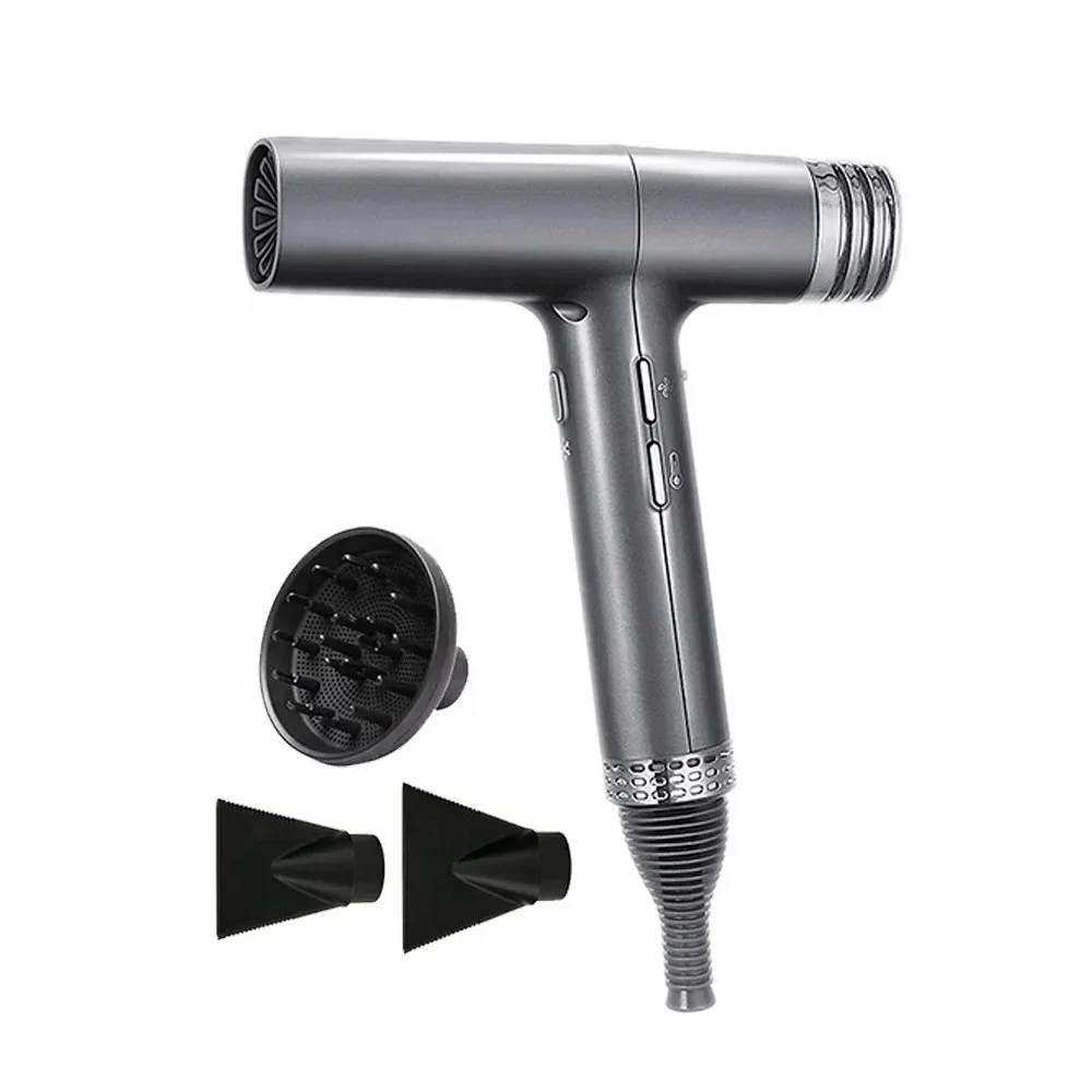 Professional 1600W High Power Hair Dryer Professional Ionic Motor Low Noise Blow Dryer 260g Lightweight 110000RPM High Speed
Professional 1600W High Power Hair Dryer Professional Ionic Motor Low Noise Blow Dryer 260g Lightweight 110000RPM High Speed