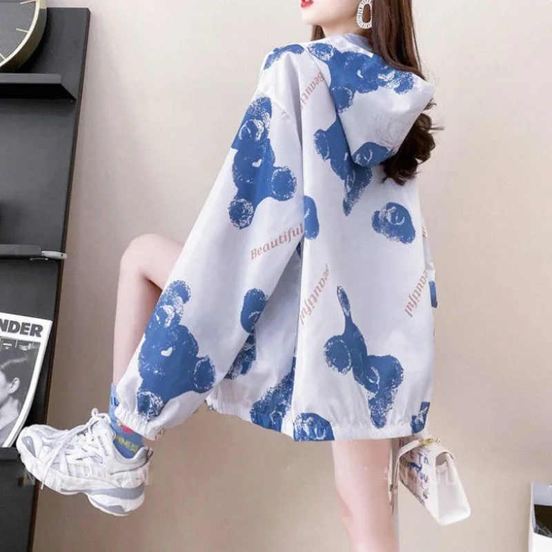 Sunscreen Women's Summer Coat 2025 New Korean Female Protection Sun Protection Clothing Jacket Loose Hooded Leisure Overcoat
Sunscreen Women's Summer Coat 2025 New Korean Female Protection Sun Protection Clothing Jacket Loose Hooded Leisure Overcoat