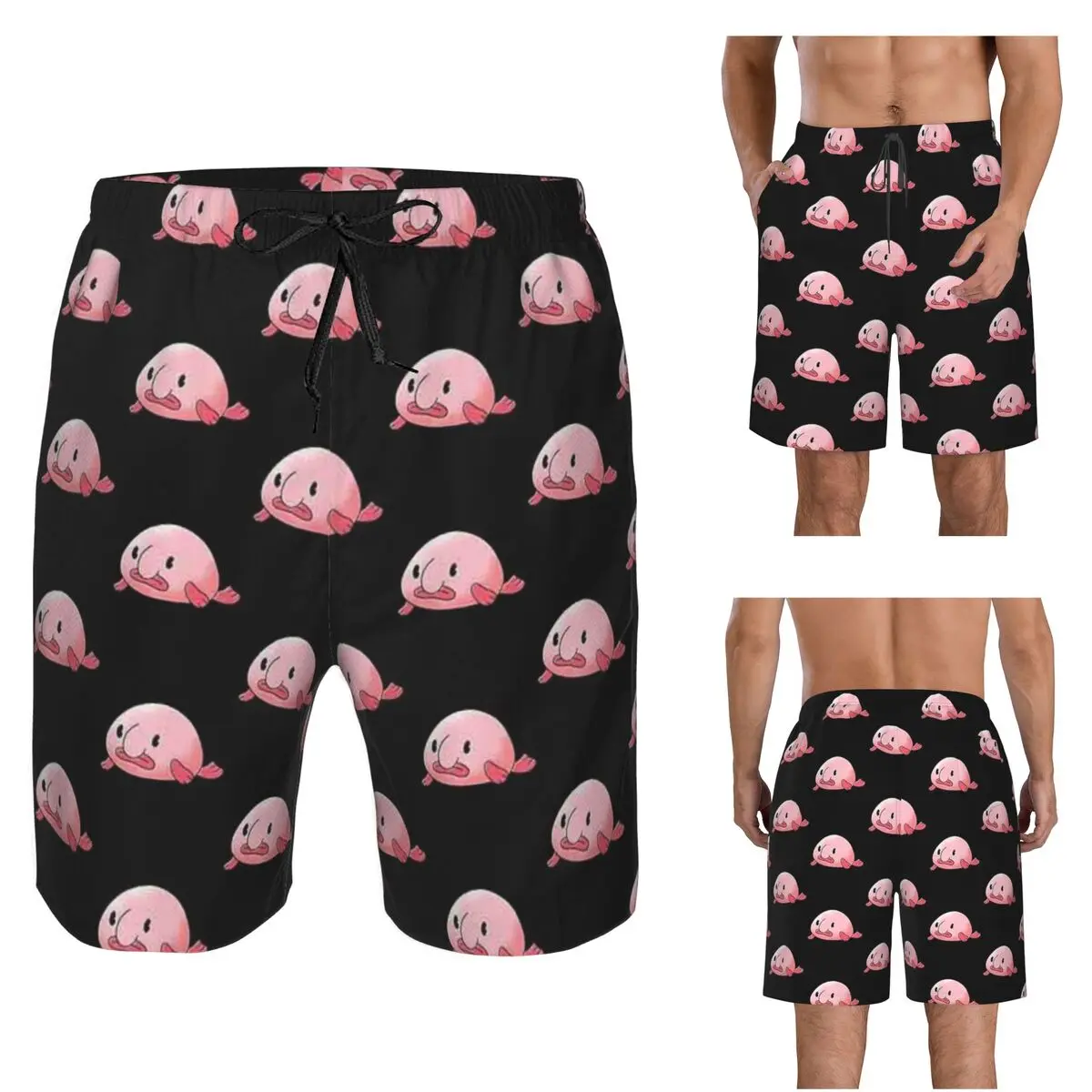 Cute Blobfish Trunks Beach Board Shorts Casual Quick Dry Swimming Summer Men Pants
Cute Blobfish Trunks Beach Board Shorts Casual Quick Dry Swimming Summer Men Pants