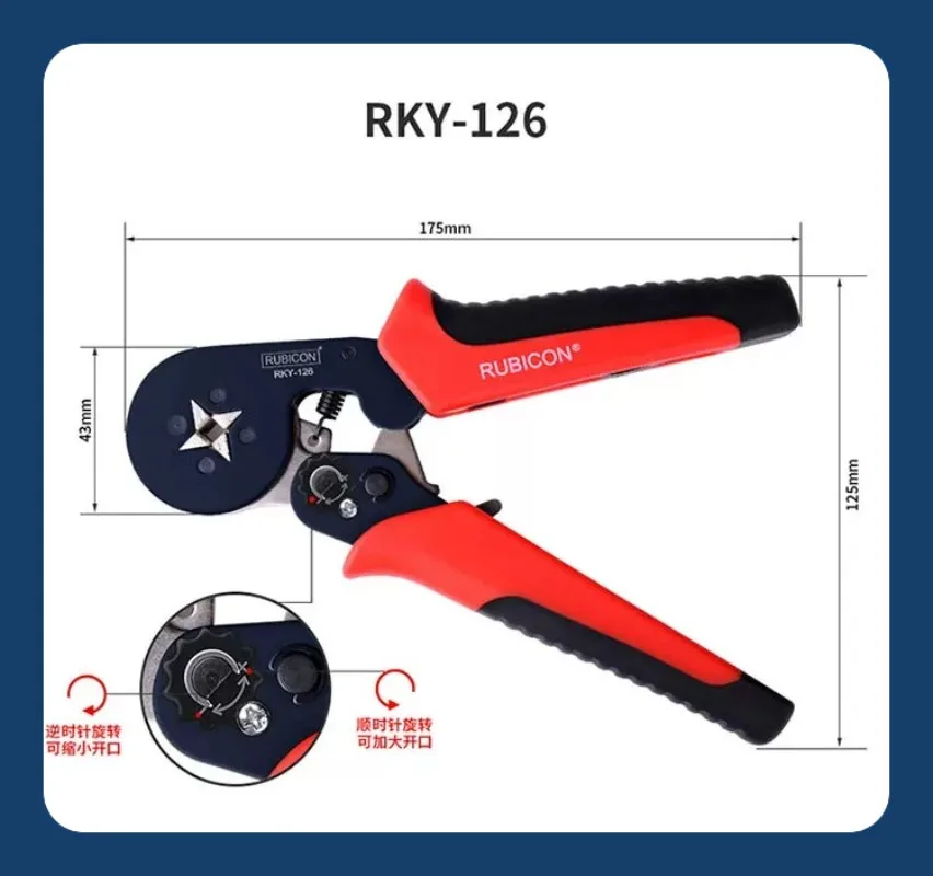 Imported Tubular Crimping Pliers Cold Press Terminal European Quick Wiring Needle Type Crimping Tool
Imported Tubular Crimping Pliers Cold Press Terminal European Quick Wiring Needle Type Crimping Tool