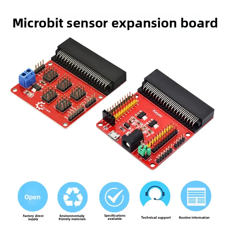micro:bitSensor Expansion BoardV2 Compatible3.3V 5V PythonProgramming Development Expansion Module
micro:bitSensor Expansion BoardV2 Compatible3.3V 5V PythonProgramming Development Expansion Module