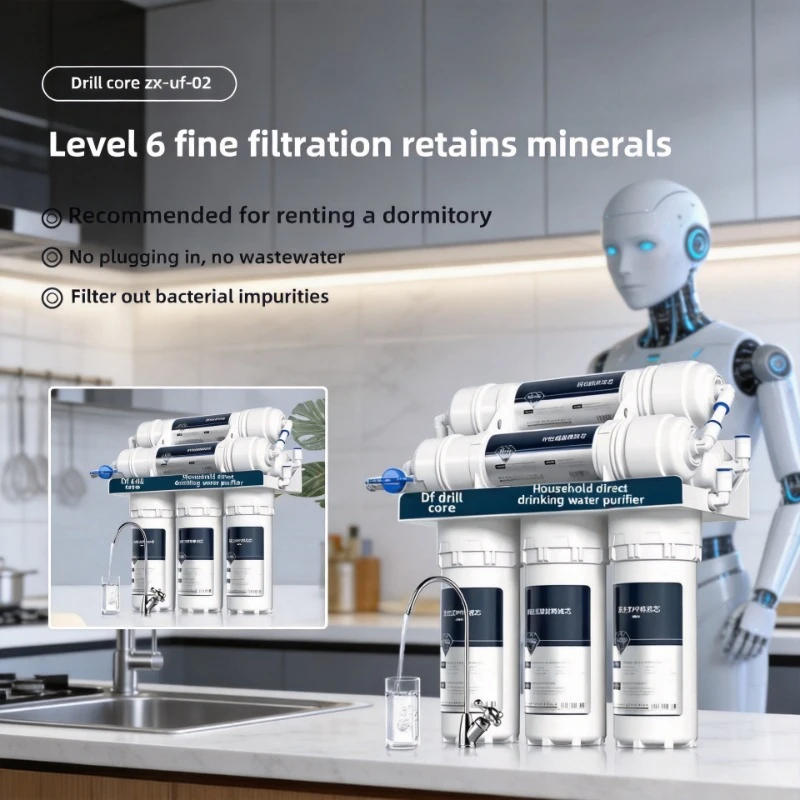 five six stage ultrafiltration water purifier household direct drinking kitchen tap water filter pre filter purification system
five six stage ultrafiltration water purifier household direct drinking kitchen tap water filter pre filter purification system
