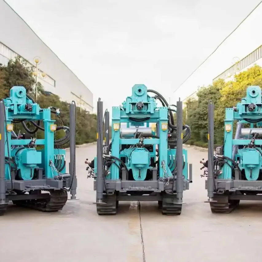 Индивидуальная гусеничная буровая установка JDL280, гидравлическая коробка передач для глубокой скважины 280 м, геотехническое и вращающееся бурение водяных скважин для шахтов 
Индивидуальная гусеничная буровая установка JDL280, гидравлическая коробка передач для глубокой скважины 280 м, геотехническое и вращающееся бурение водяных скважин для шахтов