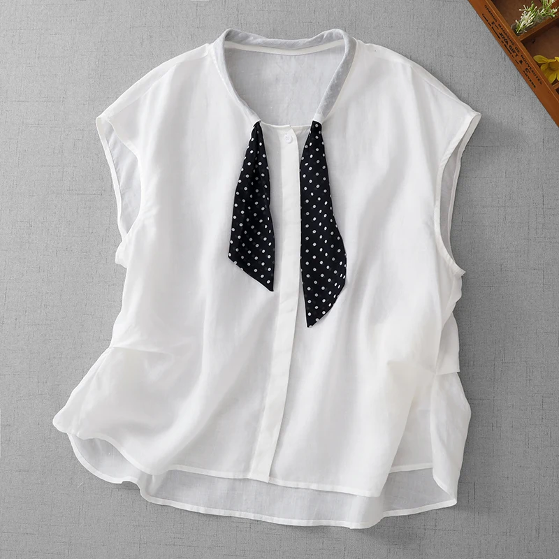 Young Style Loose Thin Sleeveless Shirt for Women Summer 2026 Casual Cotton Fly Sleeve round Neck Open Cardigan No Belt
Young Style Loose Thin Sleeveless Shirt for Women Summer 2026 Casual Cotton Fly Sleeve round Neck Open Cardigan No Belt